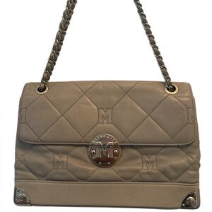 Metrocity Gray Quilted Shoulder Bag